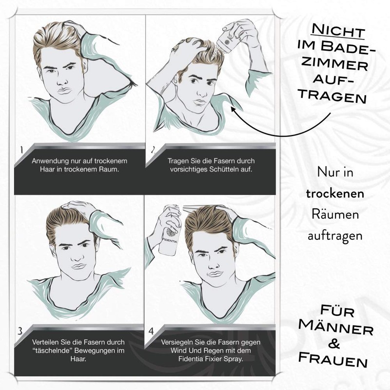 Fidentia Premium Pouring Hair, Stray Hair – Professional Line Hair