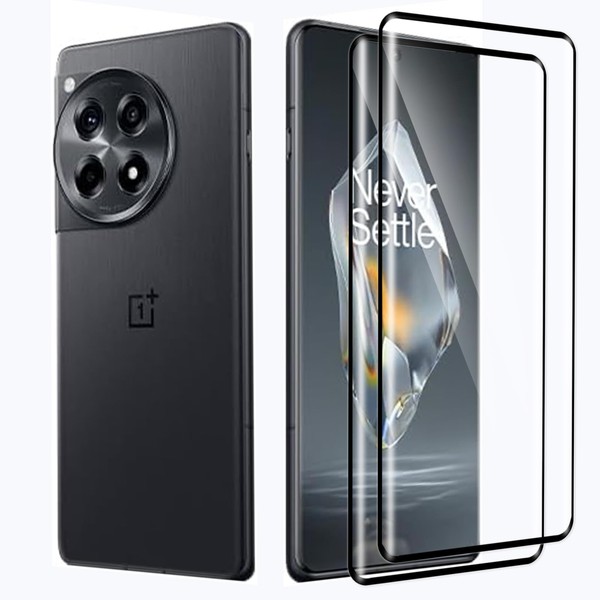 Electro-weideworld [2 Pack] Screen Protector for OnePlus 12R, Scratch-Resistant HD