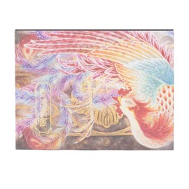 Kochi Binding Book, Dedicated Writing Book, Sun Moon Miwa Phoenix Pocket Type, Open Size, Bellows Type, 20 Pockets