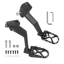 Bravema Motorcycle Highway Foot Pegs, Adjustable FootPeg Pedals Passenger Foot Boards Floorboards Fit for Can-Am Ryker Commander 2019-2025