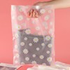 Siawadeky Handbag Daisy Pattern Transparent 50-Piece Set A4 Size Oblong