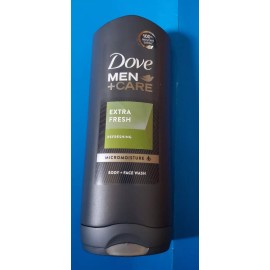 Dove 3 PACK DOVE MEN + CARE BODY & FACE WASH EXTRA FRESH REFRESHING