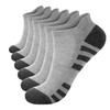 Laysblen Mens Ankle Athletic Socks Moisture Wicking Cotton Cushion Low