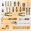 TOLSEN 89-Piece Tool Set Household Tool Kit, Hammer, Screwdrivers, Drill