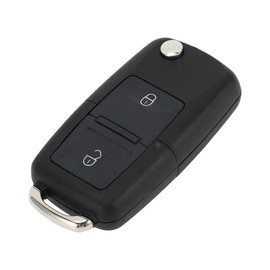 A ABSOPRO 2 Buttons Key Shell Case Keyless Entry Remote Key Fob Replacement Case for VOLKSWAGEN Passat 2002-2005