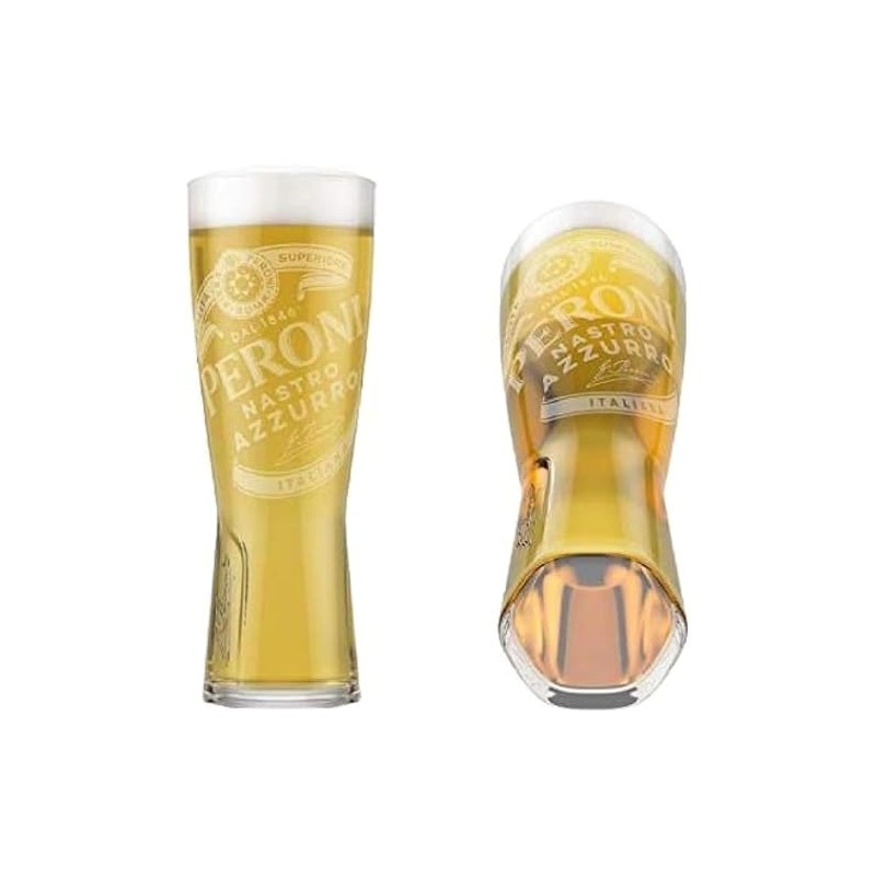 Peroni Signature Italian Pilsner Glass - Set of 2