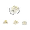 Clearhill 5mm 2 Pin 20 Light Strip Connector, Press-In Assembly,