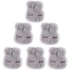 Duvet Clips 6 Pcs Cotton Rabbit Quilt Cover Pins Non-Slip