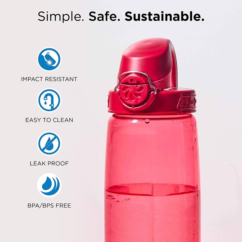 Nalgene Sustain Tritan BPA-Free On The Fly Water Bottle Made