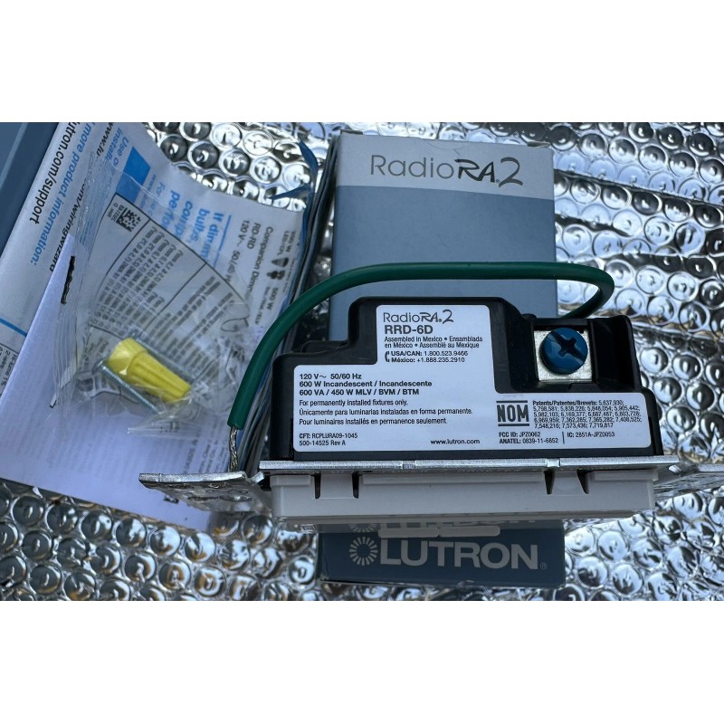 Lutron 01 Lutron Radio RA 2 RRD-6D Dimmer RadioRA 2