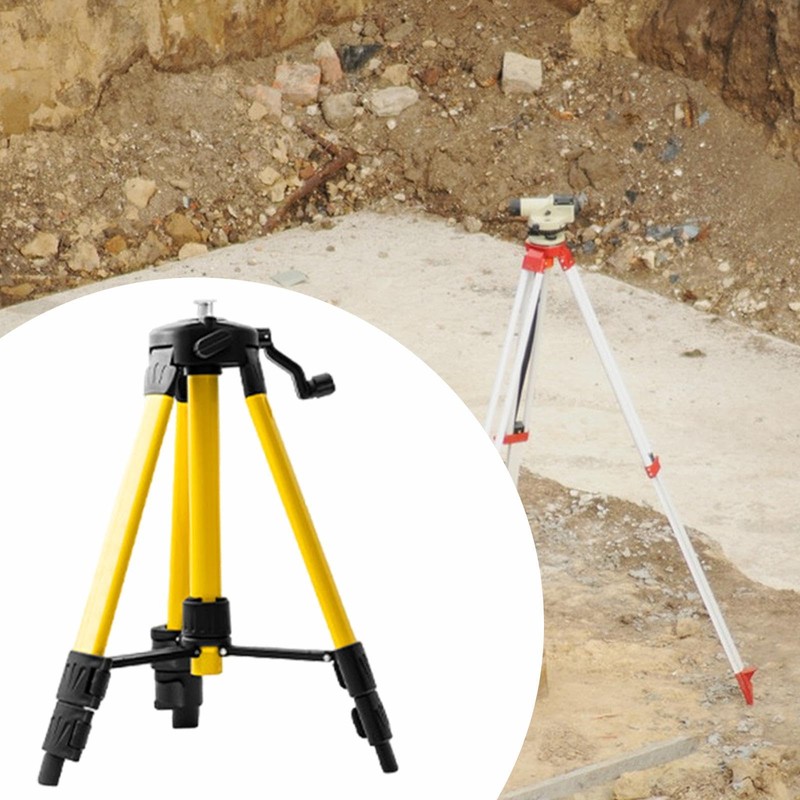 LOVIVER Level Tripod Stand,Telescopic Tripod Telescoping Nonslip Holder 5/8inch Thread