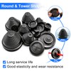 Hmknana 15 Sizes Rubber Grommet Kit, Round & Tower Shaped
