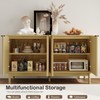 Otterease Buffet Cabinet with Storage, Sideboard Cabinet with Fluted Door,