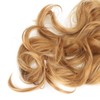 Women Long Hair Wig Light Brown Color Middle Parting Breathable
