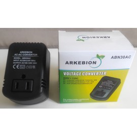 ARKEBION® 30 W Transformer Voltage Reducer Converter 220 V to 110 V The Smallest Transformer in this Category