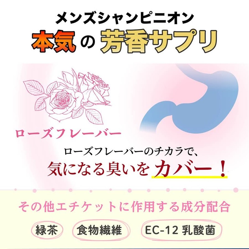 【メンズシャンピニオン】エチケット 口臭 カテキン (80粒 1袋)