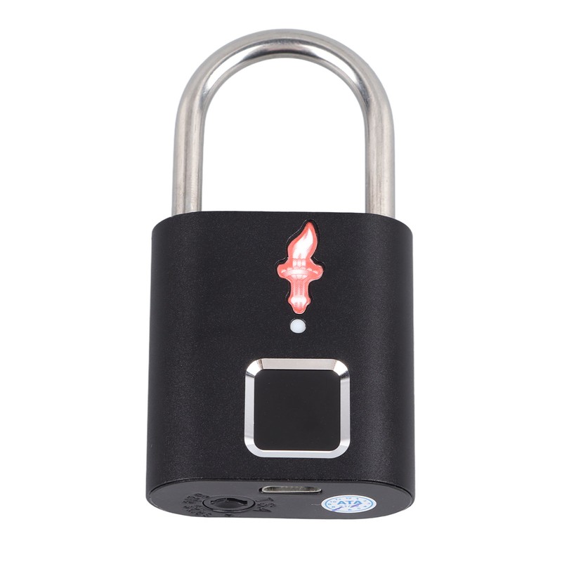 Smart Fingerprint Padlock 508DPI 360° Recognition Sensitive Security Lock for
