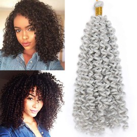 Tess 14-inch braids, synthetic hair braid, 1 piece crochet braids, hair extensions, water wave curly hair pieces, 30 strands (100g)/pc, synthetic hair extensions, 100g/pack.