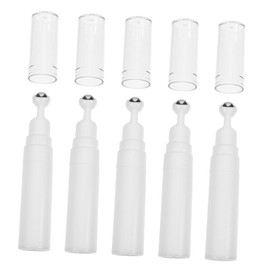 Mikinona Roller Ball Eye Cream Applicator Set 5pcs Refillable Travel Size Skincare Bottles for Anti-aging and
