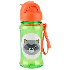 Skip Hop Zoo Tritan Renew Straw Bottle, Raccoon