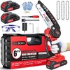 Mini Chainsaw, 6 Inch Mini Chainsaw Cordless, 2024 Upgraded Portable