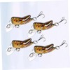 KOMBIUDA 4pcs Grass Carp Simulation Lures Lifelike Fishing Baits for