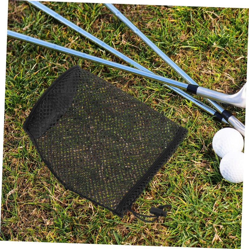 Totority Durable Mesh Golf Ball Storage Bag with Drawstring Closure