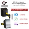 CCW Series WMB-230 Magnetic Wall Mount Retractable Belt Barrier (30
