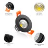 2Inch LED Recessed Ceiling Light, 3W Dimmable LED Downlight, 60