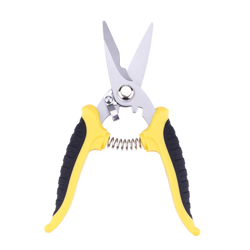 7" Stainless Steel Pruning Shears Cutter Home Gardening Plant Scissor