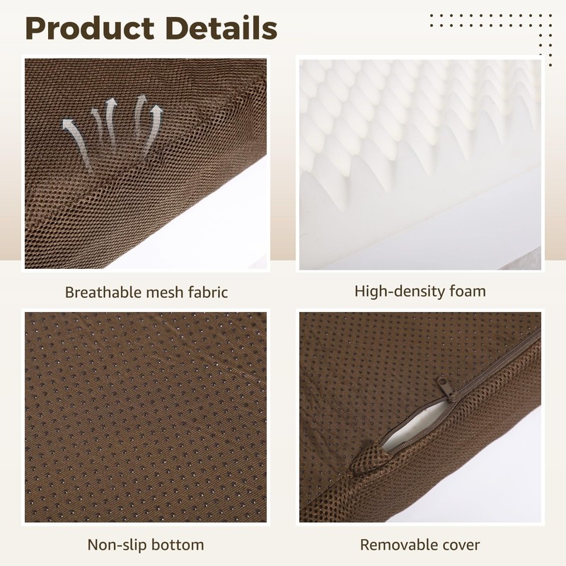 Recliner Cushion for Long Sitting, High Density Seat with Egg
