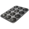 wenco Premium 12 Muffin Moulds, Non-Stick Baking Moulds, Dishwasher Safe,