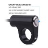 Motorcycle Mini Switch 50A, Keenso 7/8" 22mm Aluminum Alloy Switch