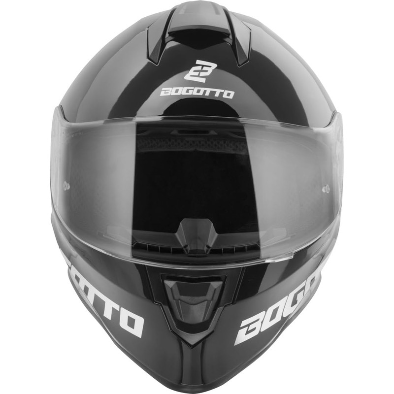 Bogotto H151 Solid Helmet (Black, XL)