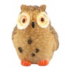 Enwye 4 Pcs Mini Owl Models Resin Moss Landscape DIY