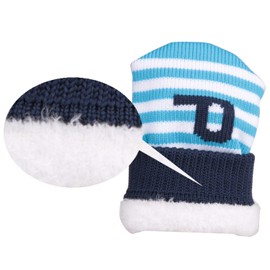 10 Pack Golf Iron Headcovers Stripe Pattern with Iron Headcovers Count (Blue x White)