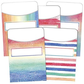 Watercolor Library Pockets - Multi-Pack