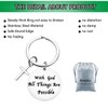 Baipilu Keychain Inspirational Gift Encouragement Keychains With God All Things