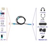 Stereo Mini Integrated Cable Audio Distribution Cable 3.3 ft (100