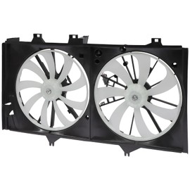 SCITOO 167110V110 Electric Radiator Condenser Engine Dual Cooling Fan Fit for 2013-2018 for Avalon 2012-2017 for Camry