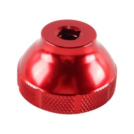 Namvo Drive External Bottom Bracket Tool BBT-69.2 bottom bracket disassembly tool, 16 notch 44mm external drive Red