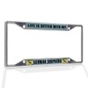 Fastasticdeals Metal Insert License Plate Frame Life is Better with