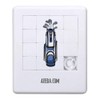 Azeeda 'Golf Bag Filled with Clubs' Sliding Puzzle (PZ00031069)