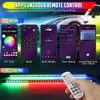 OPPBUY 8PCS Led Underglow Light for Car,Dream Color Chasing Underglow