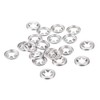 sourcing map M5 Washer 4.6mm I.D. 12mm O.D. Internal Tooth