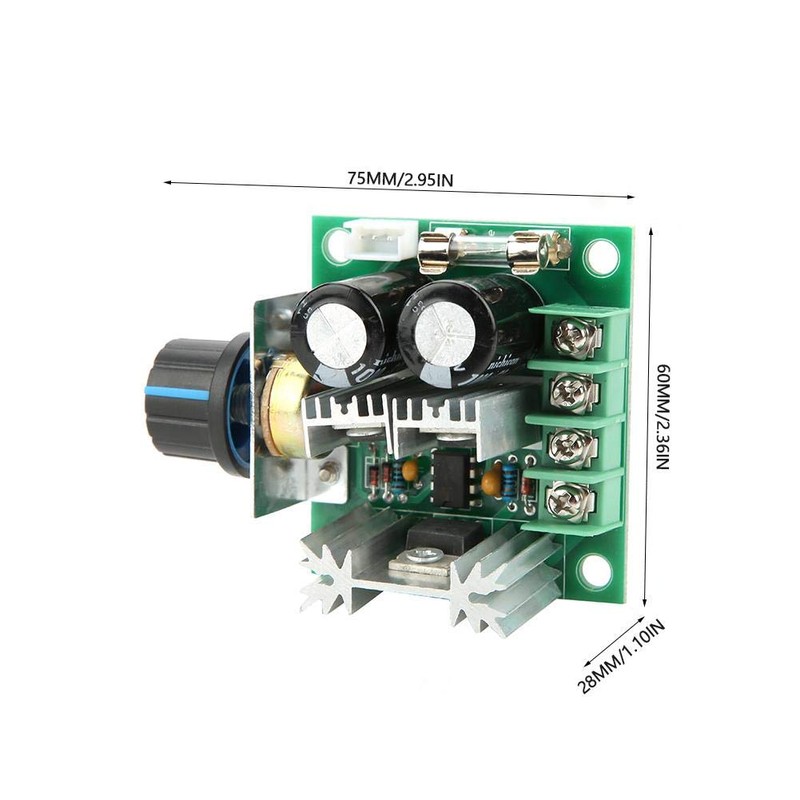 Vikye 12V-40V 10A PWM DC Motor Governor, Motor Speed Controller