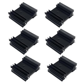 Awxlumv TO-220 TO-247 Heatsink 30mmx34mmx12mm Heat sinkFor LM78XX Voltage Regulator, Power MOSFET Transistor (6-Pack)