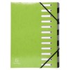 Exacompta Harmonika 12 Compartment Folder with Dividers - Assorted