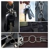 EULAPGOE Pack of 3 Titanium Key Rings, 25/20/16 mm Titanium