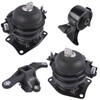 4Pcs Engine Motor Mount and Automatic Transmission Mount Set Replacement
